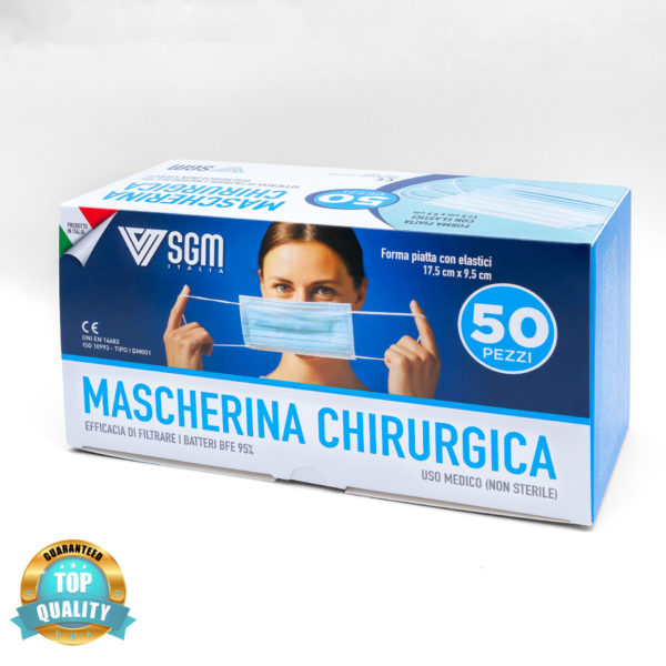 SGM italia mascherine chirurgiche scatola