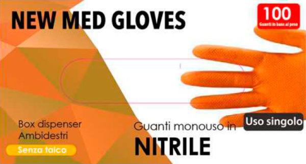 SGM guanti nitrile arancio