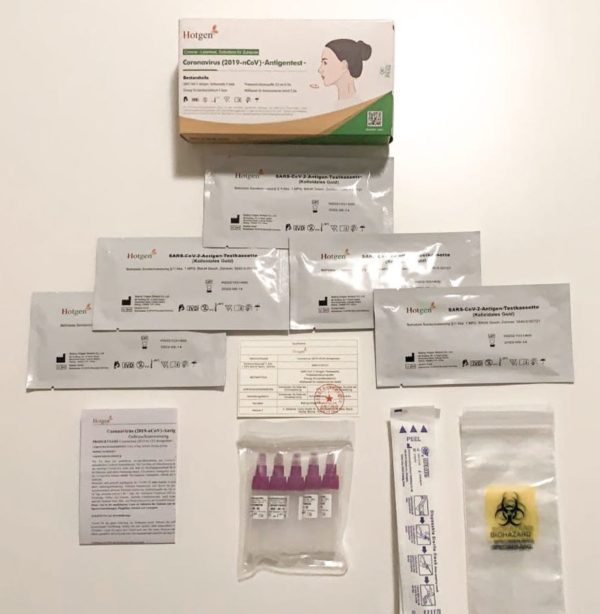 hotgen selftest kit antigenic covid 2019 sars-cov rapid